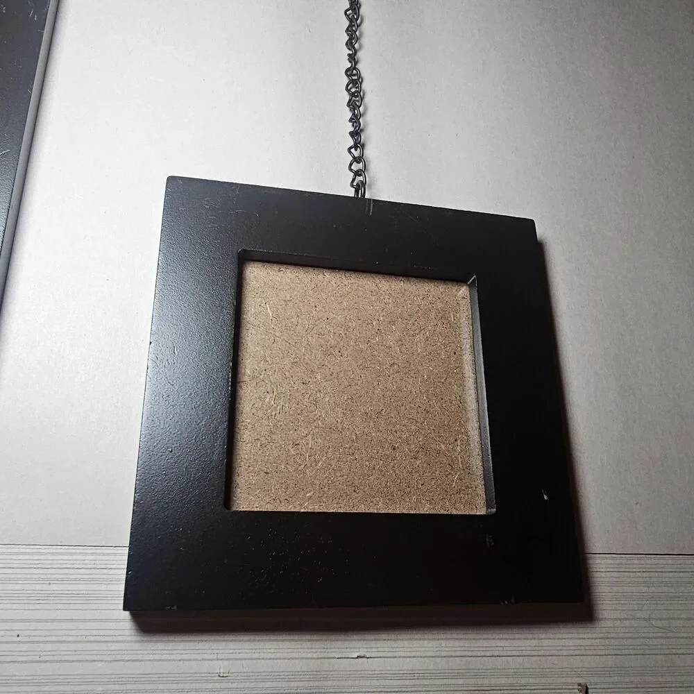 Dark Brown Tree Branch Metal Butterfly 3 Photo Frame Wall Hanging